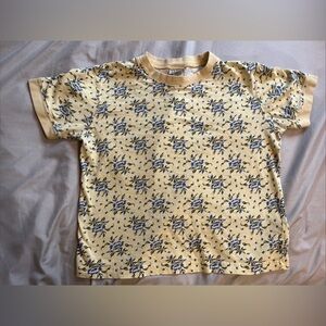 Vintage LL bean Floral Yellow blue flowers women’s small